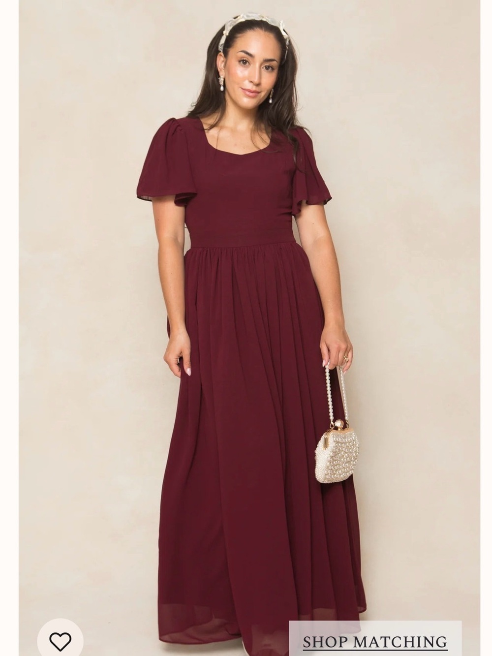 Ivy City Co Abbie Dress in Wine Chiffon size 0 NWT